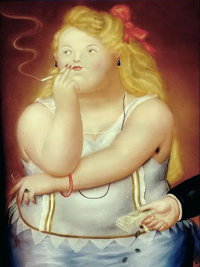 Rosita Fernando Botero Peintures à l'huile
